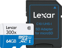 Lexar High-Performance 64GB MicroSD Card