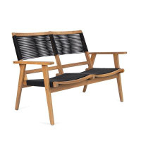Latitude Run® Tashfia Acacia Wood Outdoor Lounge Chair
