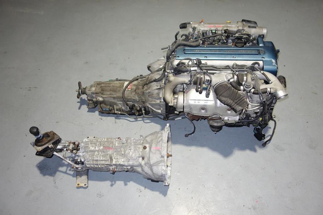 JDM 2JZ Toyota Aristo Supra Lexus GS300 IS300 2JZGTE VVTi Twin Turbo Engine 2JZ-GTE V161 Getrag 6speed Manual Trany ECU in Engine & Engine Parts