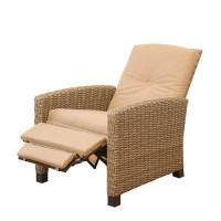 Latitude Run® Adamsons Recliner Patio Chair with Cushions