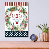 The Holiday Aisle® Land That I Love by Cindy Jacobs - Unframed Graphic Art