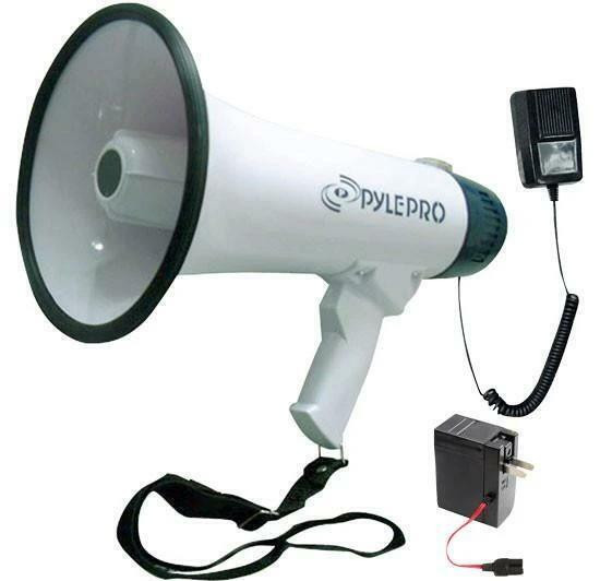 PYLE PMP45R Professional Dynamic Megaphone With Recording Function/Detachable Microphone &amp; Rechagable batteries in Other