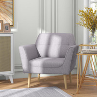 Accent Chair 28.3" W x 29.1" D x 30.3" H Grey