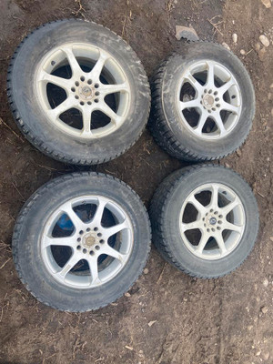 205/65R15 Set of 4 rims and tires that  came off from a 2005 Honda Accord. Canada Preview
