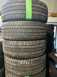 275 55 20 2 Michelin Defender LTX Used A/S Tires With 70% Tread Left