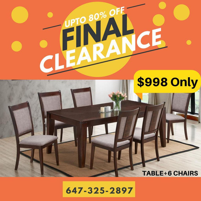 Extendable Dining set !! Huge Sale !! in Dining Tables & Sets in Hamilton - Image 3