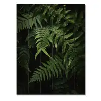 Bay Isle Home™ Ferns Plant Mystical Shadows I On Wood Print