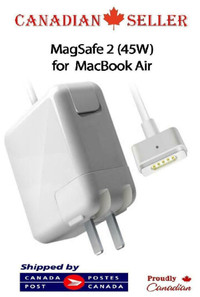 45W T Type Magsafe2 Power Adapter MacBook Air 11 13 A1465 A1436 A1466 A1435 (2012 &amp; LATER MODEL)
