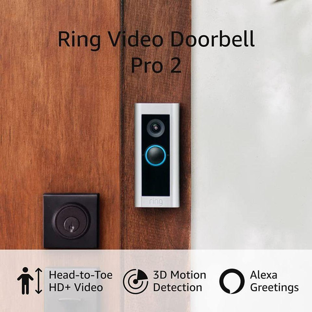 Ring Video Doorbell Elite, Pro Doorbell 4, Doorbell 3, Chime Pro, Stick Up Camera, Ring Sensor, Defiant Deadbolt Lock in Other in Toronto (GTA) - Image 4