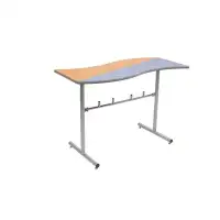AmTab Manufacturing Corporation 60" x 30" Rectangular Cafeteria Table