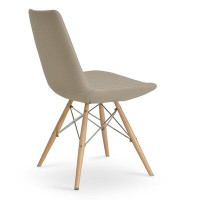 sohoConcept Eiffel Upholstered Solid Back Side Chair