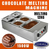 12kg Electric Chocolate Tempering Machine Melter Maker W/5 Melting Pot Dining - FREE SHIPPING