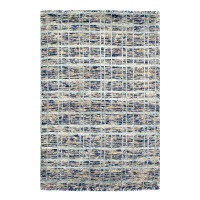 Isabelline One-of-a-Kind Amaranth Hand-Knotted Blue 2' x 3' Wool Area Rug
