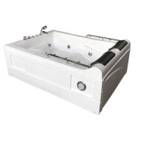 Simba USA Inc Whirlpool White Bathtub Hydrotherapy Spa Hot Tub 2 Persons Lulu With Heater