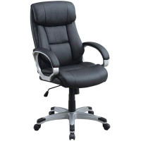 ChocoPlanet Adjustable Office Chair With Silver Armrest