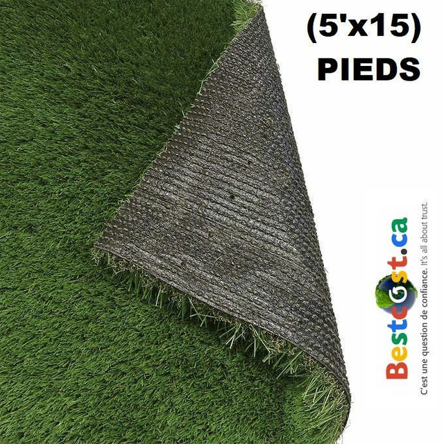 Golden 77GRA0022 Select Artificial Grass Chelsea 75 SQ² (5&#39;x15 Feet) - WE SHIP EVERYWHERE IN CANADA ! - BESTCOST.CA in Decks & Fences