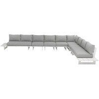 Meridian Furniture USA Maldives 184.5 Outdoor Patio Sectional with Cushions