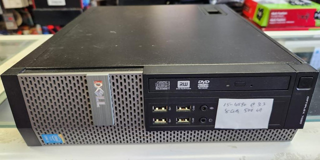 DELL OPTIPLEX 7020 TOWER - INTEL I5-4590 @3.3GHZ, 16GB RAM, 1TB 7200 RPM HDD, WINDOWS 10 PRO - USED in Desktop Computers in Toronto (GTA) - Image 4