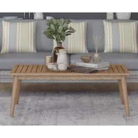 Lark Manor Anautica Solid Wood 4 Legs Coffee Table