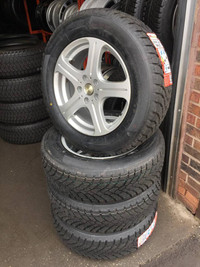 17 INCH FOR MAZDA TOYOTA NISSAN WINTER PACKAGE ON BRAND NEW STICKER TIRES MILEKING WINTER MK617 225/65R17 USED RIMS