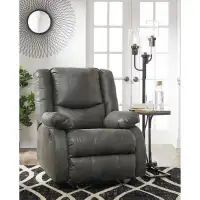 Bladewood Leather Look Recliner with Wall Recline (6030629)