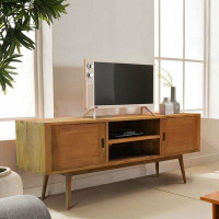 AllModern Schulz Solid Wood TV Stand for TVs up to 70"