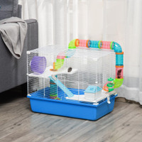 Hamster Cage 23.2" x 14.2" x 18.5" Blue