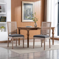 One Allium Way Dinning Chairs, Kitchen Chairs, Upholstered Dining Chairs with Solid Wood Legs