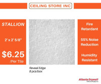 Quality Stallion White Ceiling Tiles For Sale