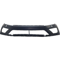 Bumper Front Volkswagen Touareg 2015-2017 Primed With Washer Without Sensor , VW1000231
