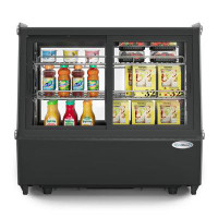 KoolMore 28 in. Self-Service Countertop Display Refrigerator (CDC-125-BK)