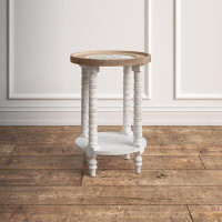 Kelly Clarkson Home Britt Solid Wood End Table with Storage