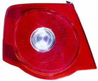 Tail Lamp Passenger Side Volkswagen Jetta 2005-2007 (Red Lens) Capa , Vw2801123C