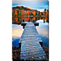 Made in Canada - Picture Perfect International "Fall 5" by Elena Elisseeva Photographic Print on Wrapped Canvas