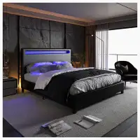 Wrought Studio Jacent Queen Upholstered Platform Bed