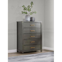Loon Peak Jaiyda 5-drawer Bedroom Chest Grey