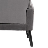 Mercer41 Modern style upholstered sofa chair with wooden frame for bedroom and living room