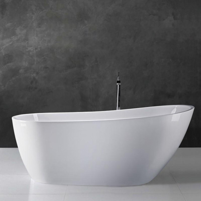 Athens - Marble or White - Artistic Acrylic 67 Freestanding Bathtub BSQ in Plumbing, Sinks, Toilets & Showers - Image 4