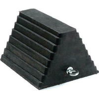 Rubber Wheel And Tire Chock For Trucks, Trailers, Containers