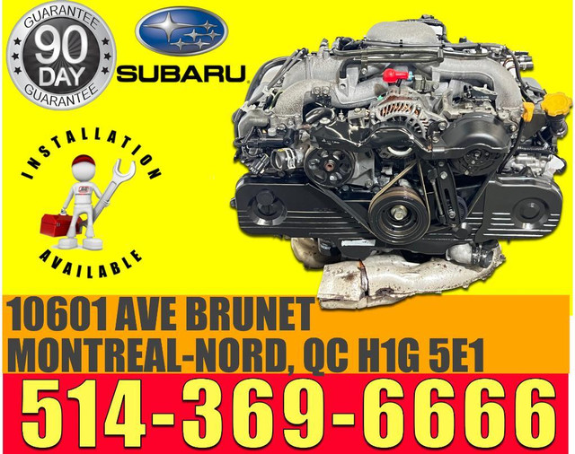 2006-2007-2008- 2009 Subaru Legacy 2.5L Moteur EJ25 EJ253 in Engine & Engine Parts in City of Montréal