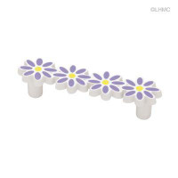 D. Lawless Hardware 3" Whimsical Daisy Pull Lavender