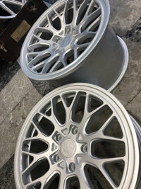 $1099(Tax-In)- NEW Authentic 18ESM-FF1 Flow Formed rims(5x130)- PORSCHE 911/ Boxster/ Cayman/ Panamera/ 944/ 928