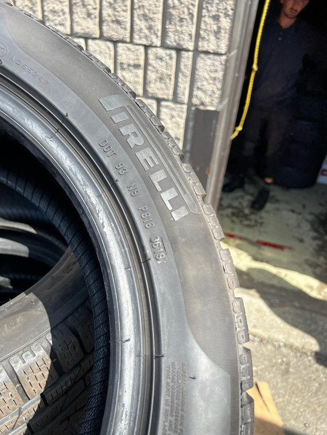 SET OF FOUR USED 205 / 55 R17 PIRELLI WINTER SOTTOZERO TIRES ! in Tires & Rims in Toronto (GTA) - Image 3