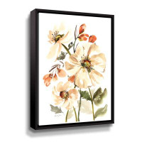 Red Barrel Studio Fancy That Bouquet Gallery Wrapped Floater-Framed Canvas