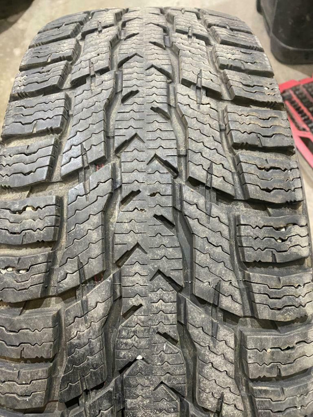 Four 235/65R16C /10 Nokian WRC3 winter tires Load range E in Tires & Rims in Calgary