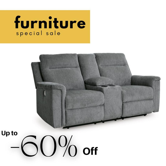 Power Reclining Loveseat with Console on Sale !! in Chairs & Recliners in Oakville / Halton Region