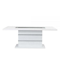 ACME Furniture 79'' Pedestal Dining Table