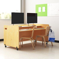 Jonti-Craft Jonti-Craft® Manufactured Wood 24" Student Computer Desk