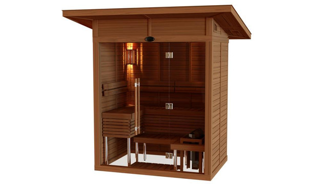 Northern Lights Glass Front Sauna Room Kits - Multiple Sizes Available in Hot Tubs & Pools - Image 3