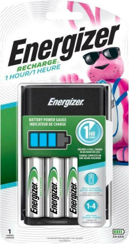 ENERGIZER® AA/AAA 1-HOUR BATTERY RECHARGER WITH 4 AA BETTERIES! - Big Box price $74.99 - Our price only $54.95! in General Electronics